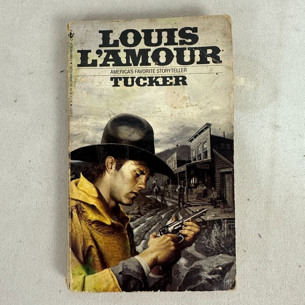 Louis LAmour Tucker Paperback Book 1971 First Edition